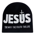 The Jesus Beanie in Black/White