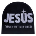The Jesus Beanie in Grey/White