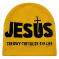The Jesus Beanie in Black/Gold